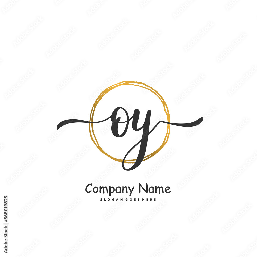 O Y OY Initial handwriting and signature logo design with circle. Beautiful design handwritten logo for fashion, team, wedding, luxury logo. O Y OY Initial handwriting and signature logo design with circle. Beautiful design handwritten logo for fashion, team, wedding, luxury logo.