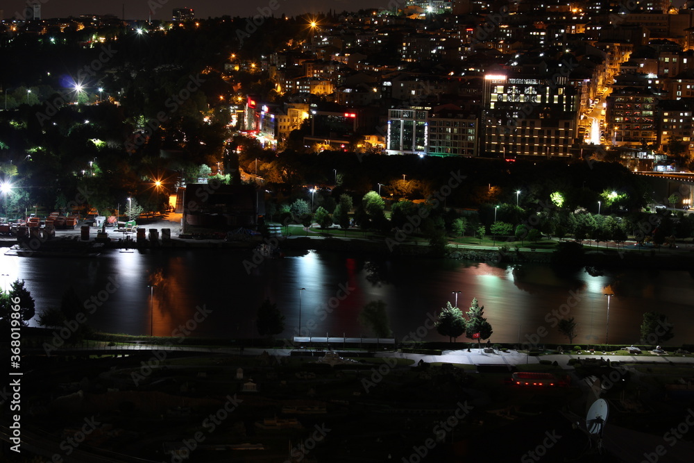 night glow of the city night glow of the city