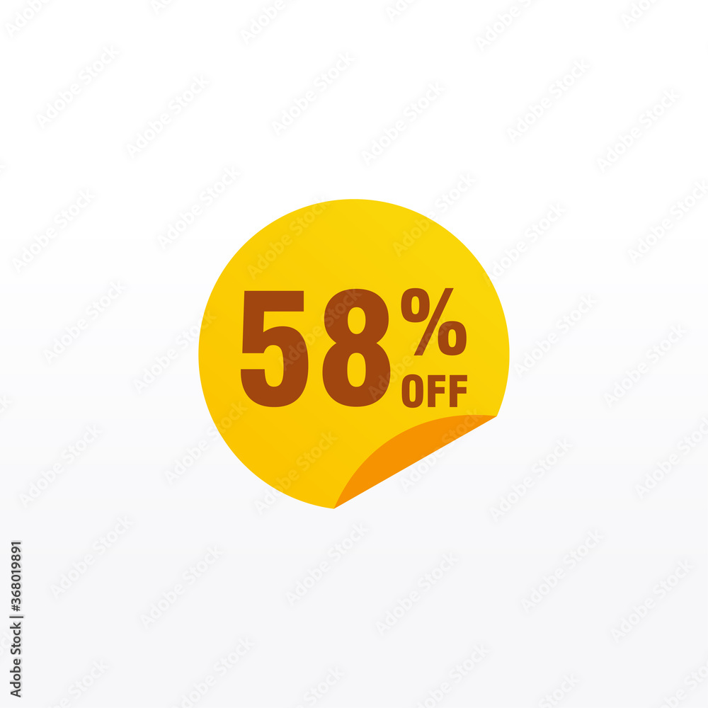58 discount, Sales Vector badges for Labels, , Stickers, Banners, Tags, Web Stickers, New offer. Discount origami sign banner 58 discount, Sales Vector badges for Labels, , Stickers, Banners, Tags, Web Stickers, New offer. Discount origami sign banner