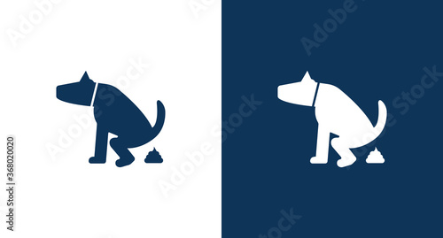 Dog Poop icon illustration isolated vector sign symbol