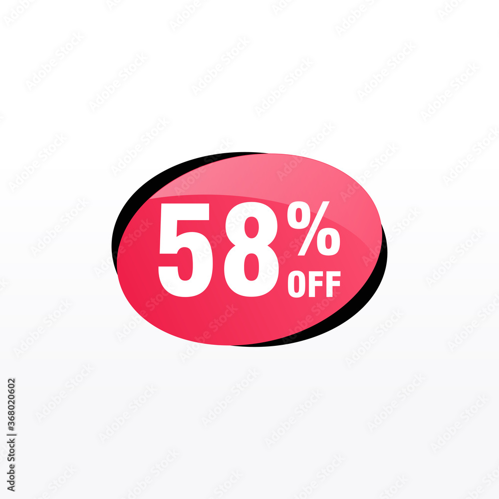 58 discount, Sales Vector badges for Labels, , Stickers, Banners, Tags, Web Stickers, New offer. Discount origami sign banner 58 discount, Sales Vector badges for Labels, , Stickers, Banners, Tags, Web Stickers, New offer. Discount origami sign banner