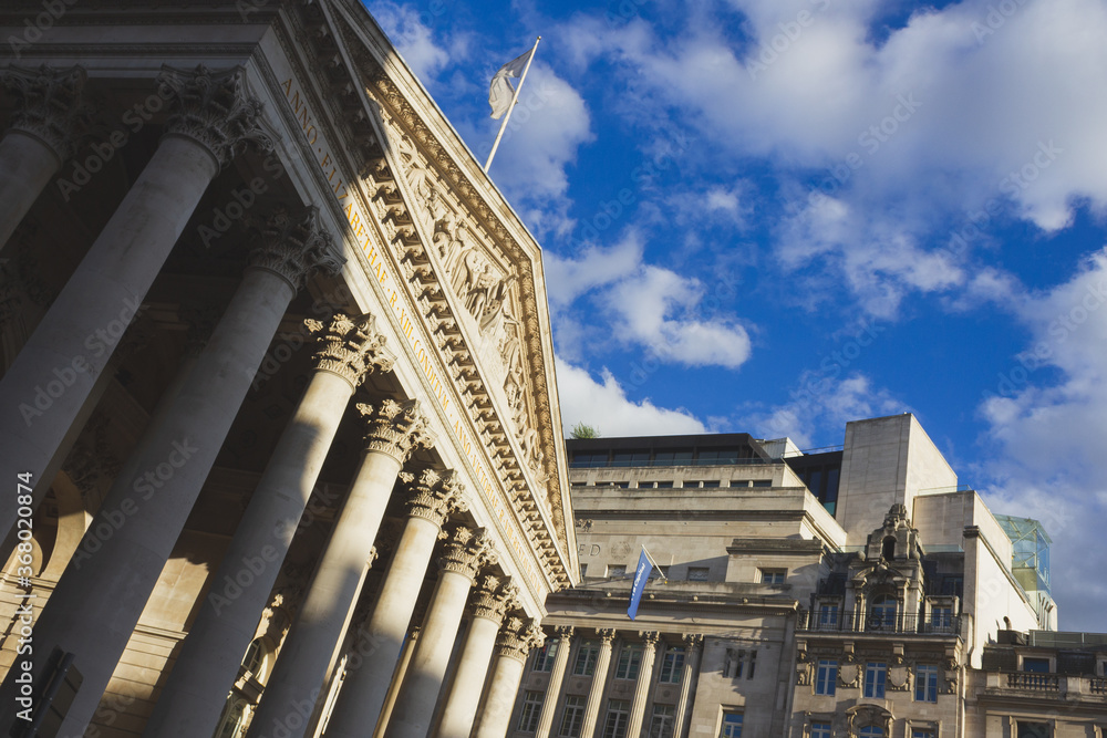The Royal Exchange on Cornhill, City of London The Royal Exchange on Cornhill, City of London