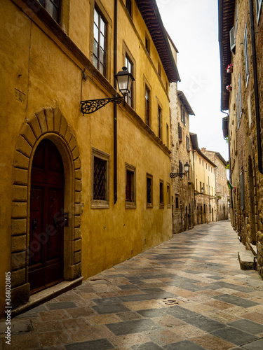 Old street in Colle Val d'Elsa Italy