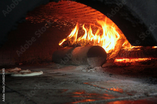 delicious lahmacun baked in the oven