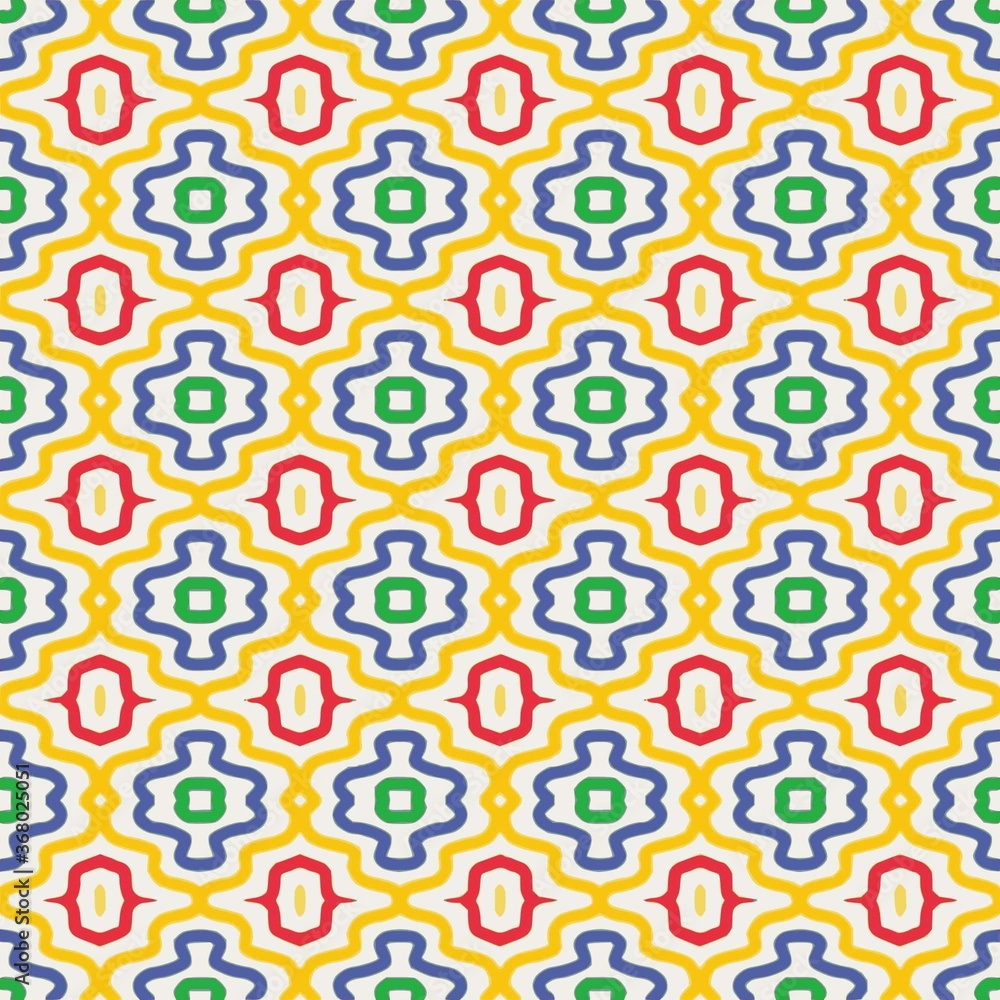 Fototapeta premium abstract seamless pattern