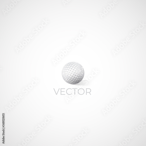 Vector golf ball