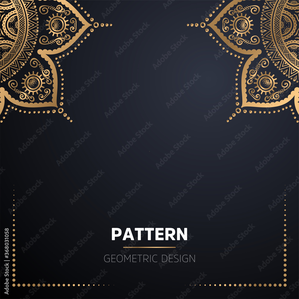 Fototapeta premium luxury ornamental mandala design background