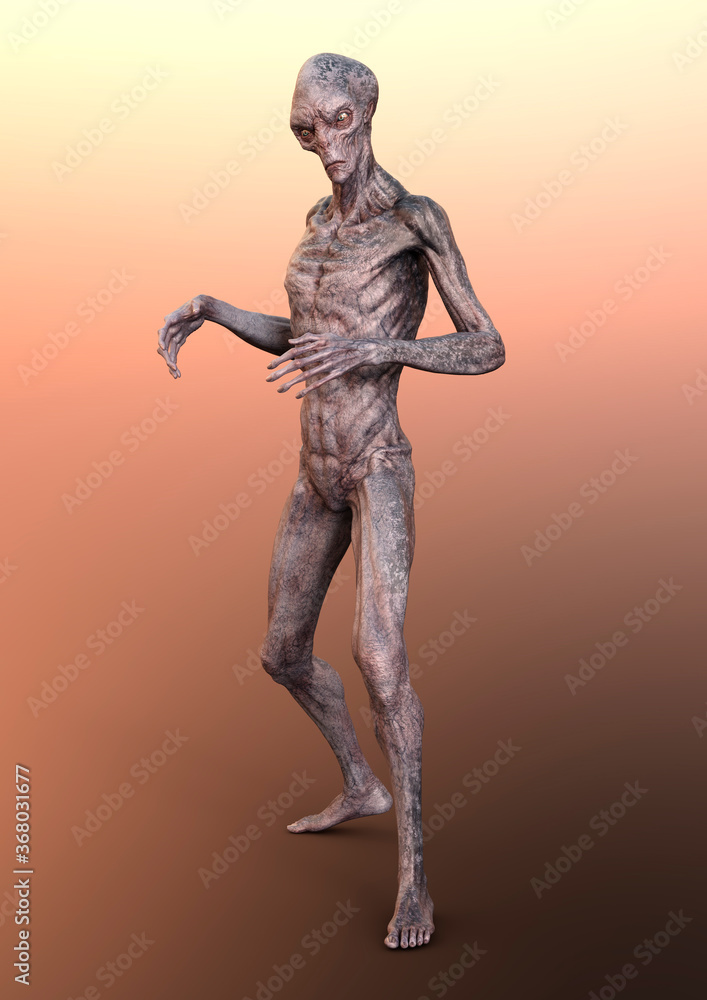 3D Rendering Fantasy Alien 3D Rendering Fantasy Alien