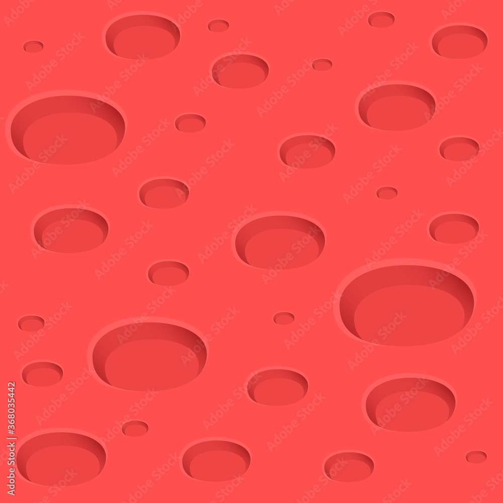 Isometric planet surface seamless pattern. Mars or moon background with craters. vector illustration Isometric planet surface seamless pattern. Mars or moon background with craters. vector illustration