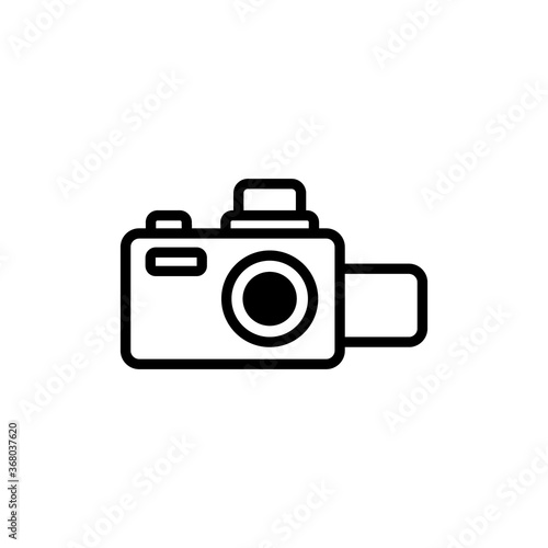 Camera vector Icon. Modern illustration.