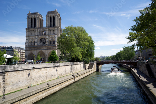 Europe, Paris, cruise on the Seine on the Bateaux Mouches, the Eiffel Tower, the Notre Dame Cathedral, the Conciergerie, the Musée d'Orsay