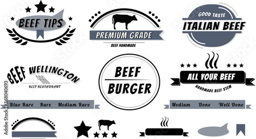 Menu logo for Beef menu