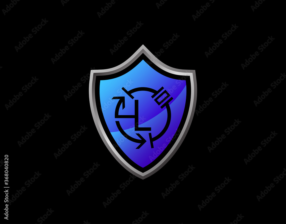 Electro Shield L Letter Logo With Electrical Code and Modern Shield Design. Security L Icon Protection Design Template. Electro Shield L Letter Logo With Electrical Code and Modern Shield Design. Security L Icon Protection Design Template.