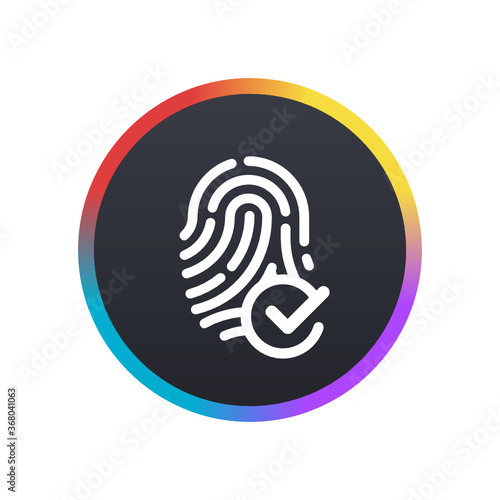 Verified Fingerprint -  Push Button