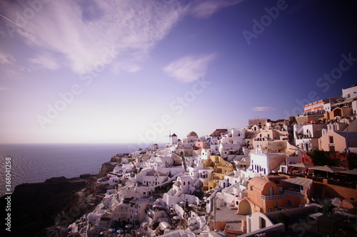 Beautiful townscape of Santorini island, Oia, Greece, Europe