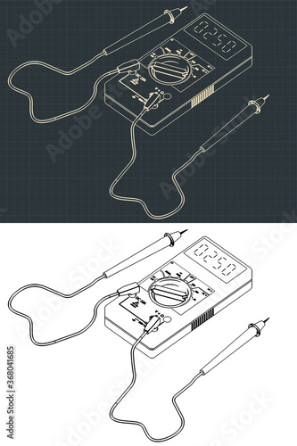 Digital multimeter drawings