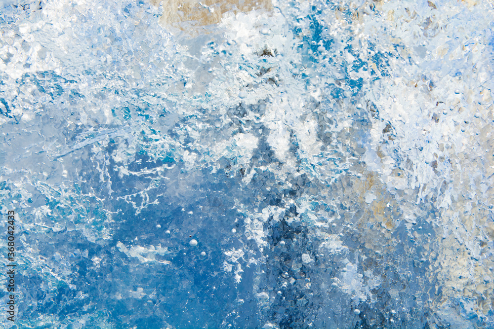 Ice texture with different patterns Ice texture with different patterns