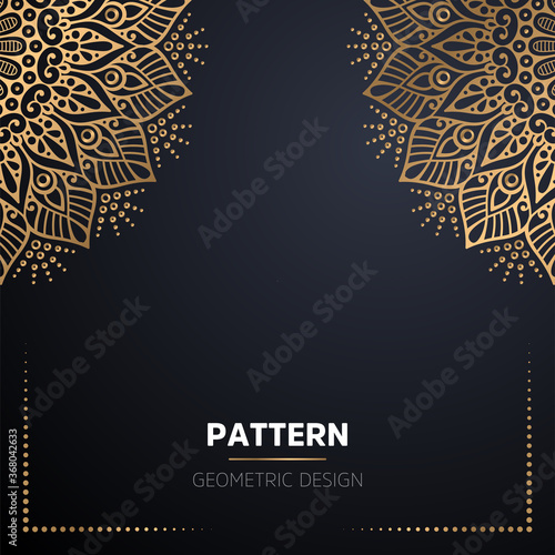 luxury ornamental mandala design background