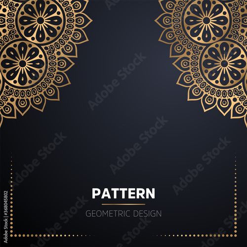 luxury ornamental mandala design background