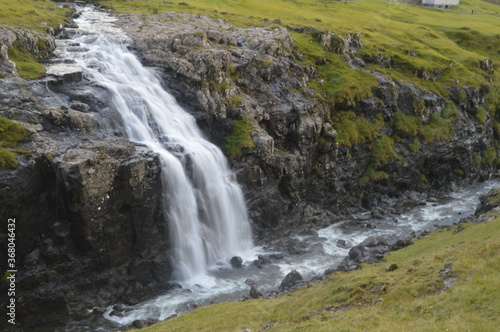 The dramatic and mystical landscape by the coast and in the mountains of the Faroe Islands