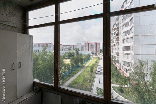 view from the balcony of the apartment building