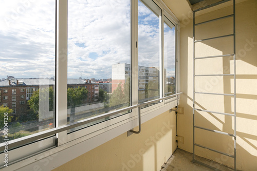 view from the balcony of the apartment building