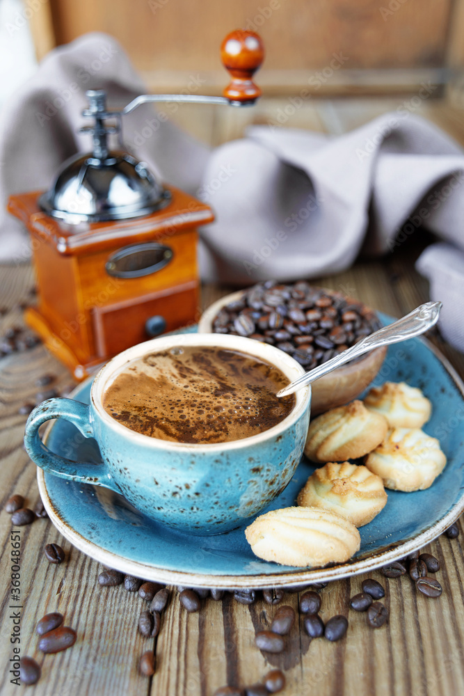 Coffee and biscuits Coffee and biscuits