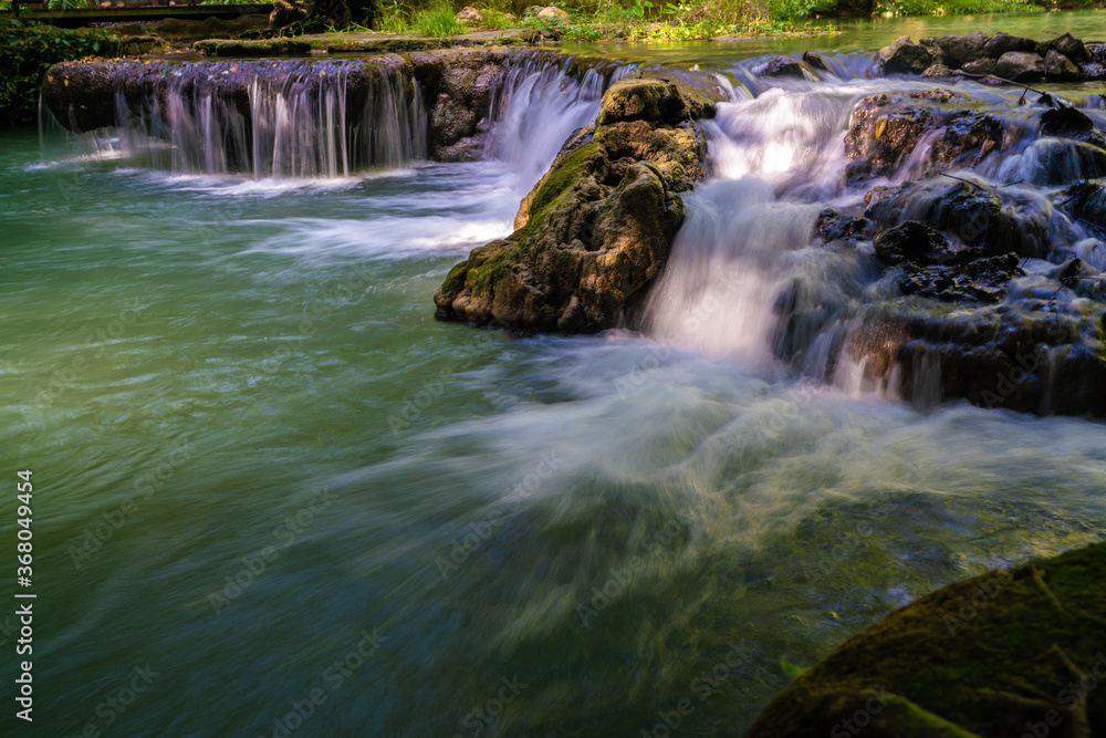 Waterfall in tropical rainforest southern of Thailand Waterfall in tropical rainforest southern of Thailand