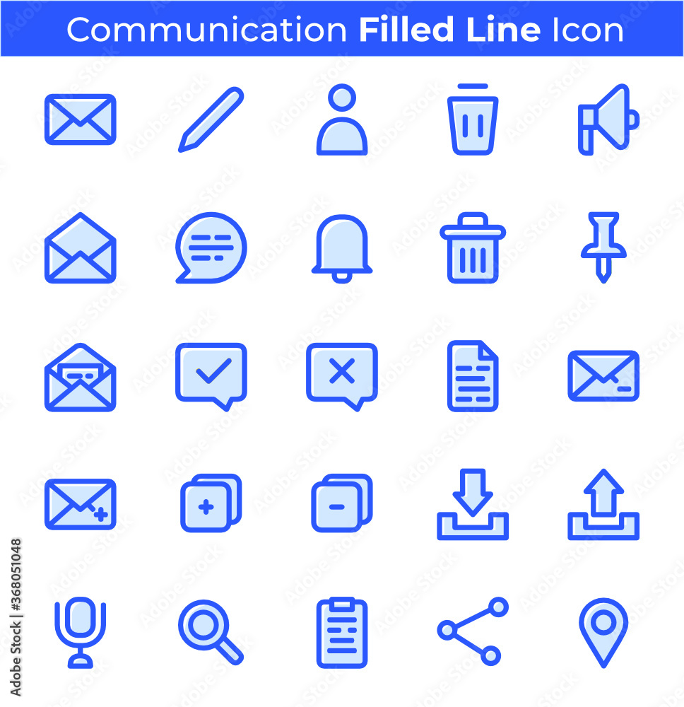 This is a communication design theme icon that is second, this design icon is suitable for the purpose of making communication-themed website applications