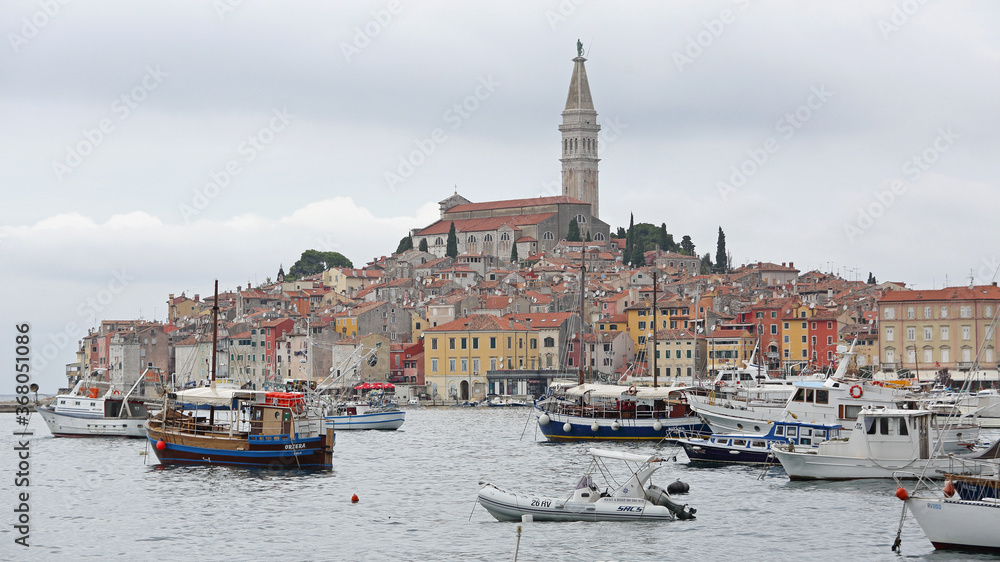 Fototapeta premium Charming Picturesque Town Rovinj Croatia