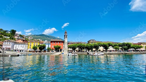 Ascona, sea, water, landscape, travel, italy, sky, cloud, blue,