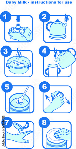 Lait en poudre pour bébé
