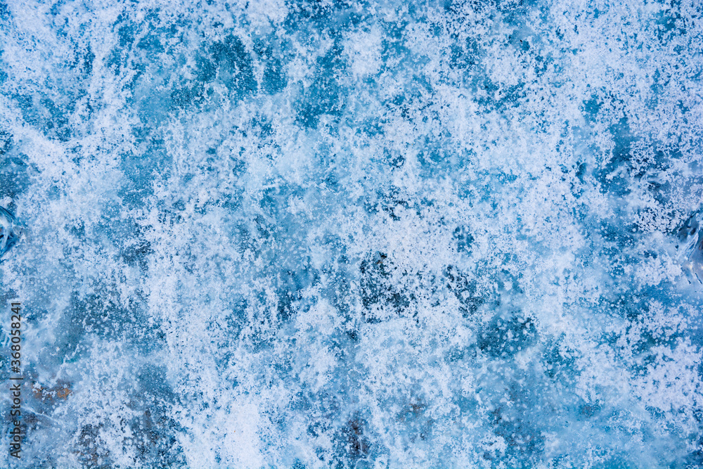 Ice texture with different patterns Ice texture with different patterns