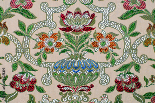 DESIGN- Traditional English Floral Wall Covering Details photo