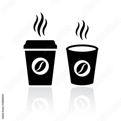 Coffee cup vector icon