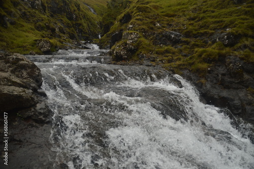 The dramatic coast and mountain landscapes of the Faroe Islands