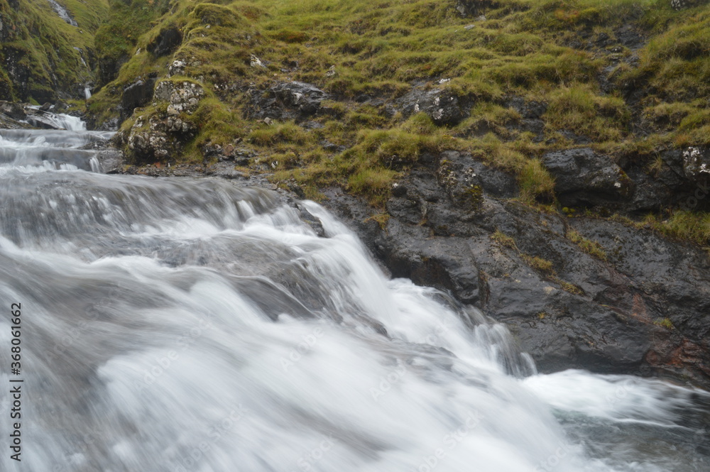 The dramatic coast and mountain landscapes of the Faroe Islands The dramatic coast and mountain landscapes of the Faroe Islands