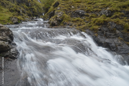 The dramatic coast and mountain landscapes of the Faroe Islands