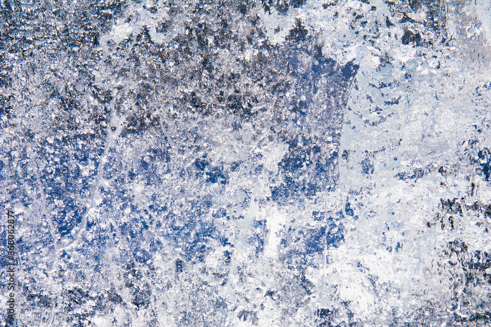 Ice texture with different patterns Ice texture with different patterns