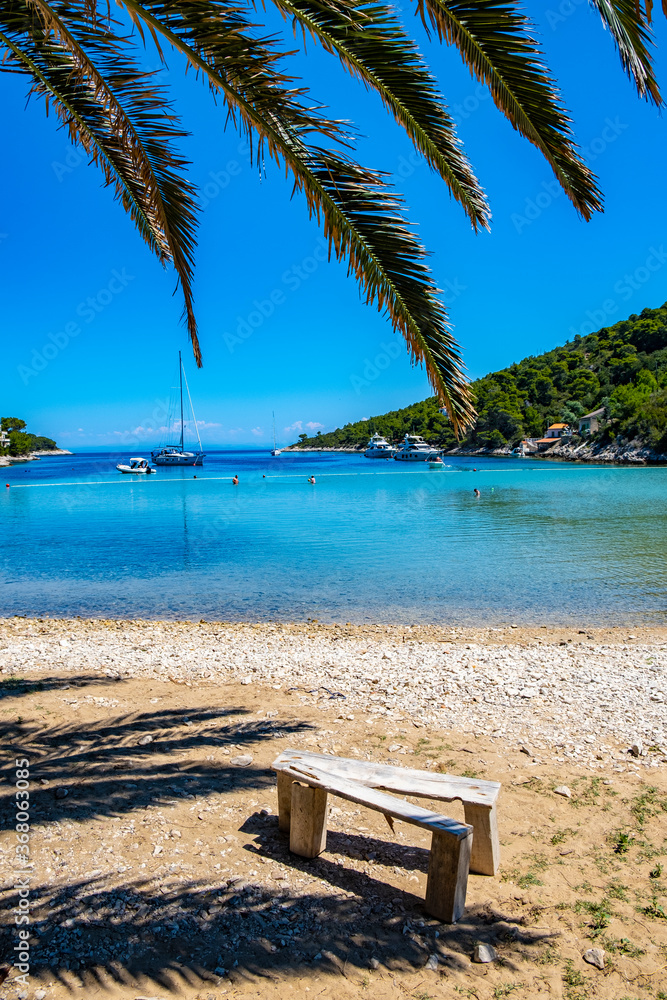 VIS, CROATIA - Stoncica sand beach, Vis island - Croatia.