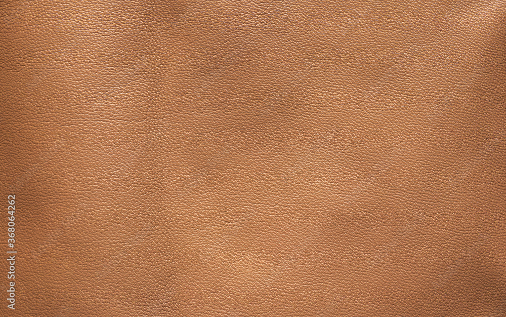 Fototapeta premium Brown leather texture background close up