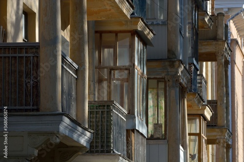 old house in the old town in Volgograd