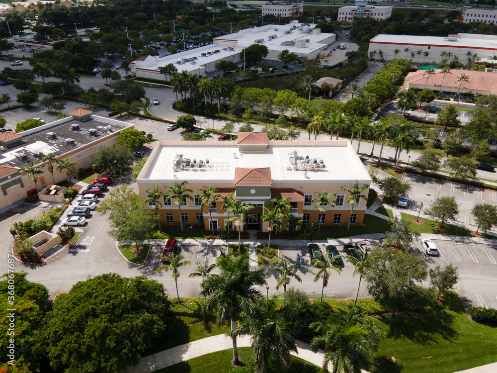 Fototapeta premium Aerial Urban Photography from South Florida.