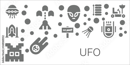 ufo icon set