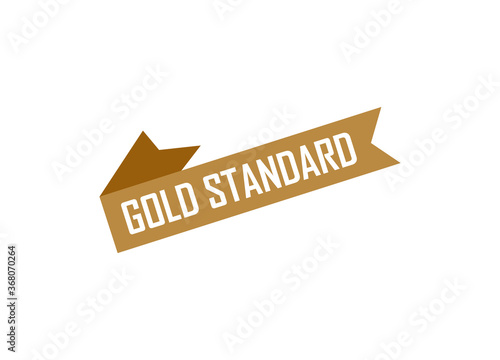 Gold Standard Stamp design vector