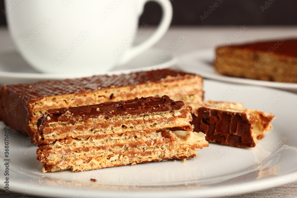 Chocolate Covered Wafer Chocolate Covered Wafer