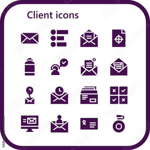 client icon set