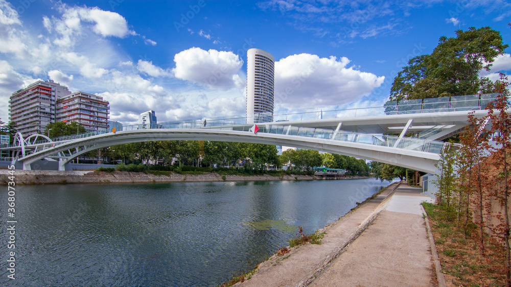 Fototapeta premium Passerelle François Coty, Puteaux
