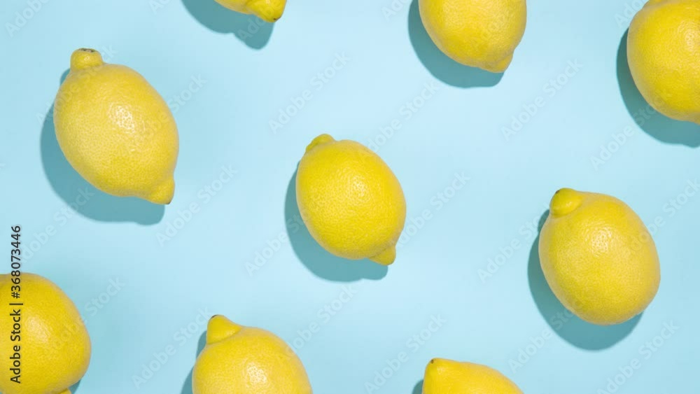 Seamless pattern with lemons - Stop motion animation Seamless pattern with lemons - Stop motion animation