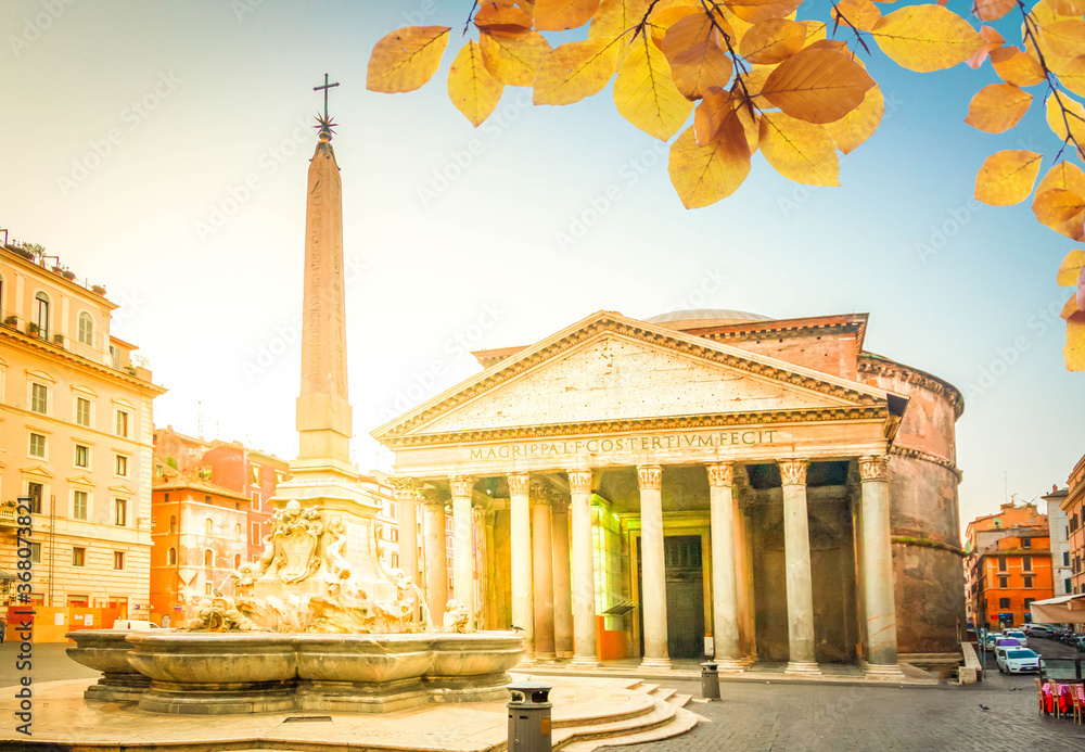 Obraz premium Pantheon in Rome, Italy